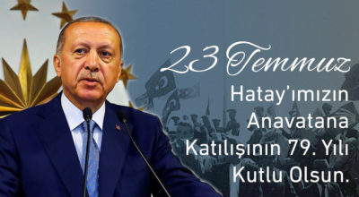 Cumhurbaşkanı Erdoğan’dan Hatay’a özel